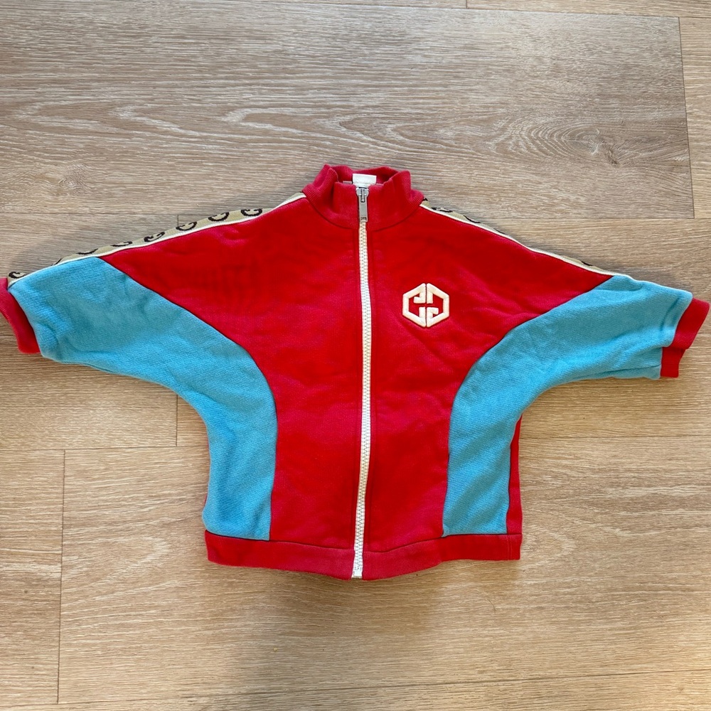 Gucci baby kids zip up sweatshirt